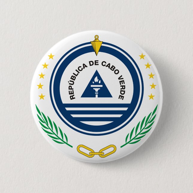cape verde emblem button (Front)