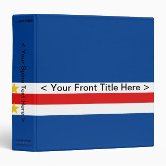 Cape Verde Flag Binder