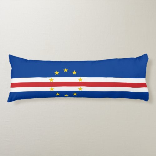 Cape Verde Flag Body Pillow