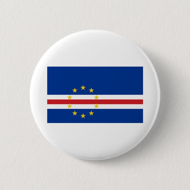 Cape Verde Flag Button (Front)