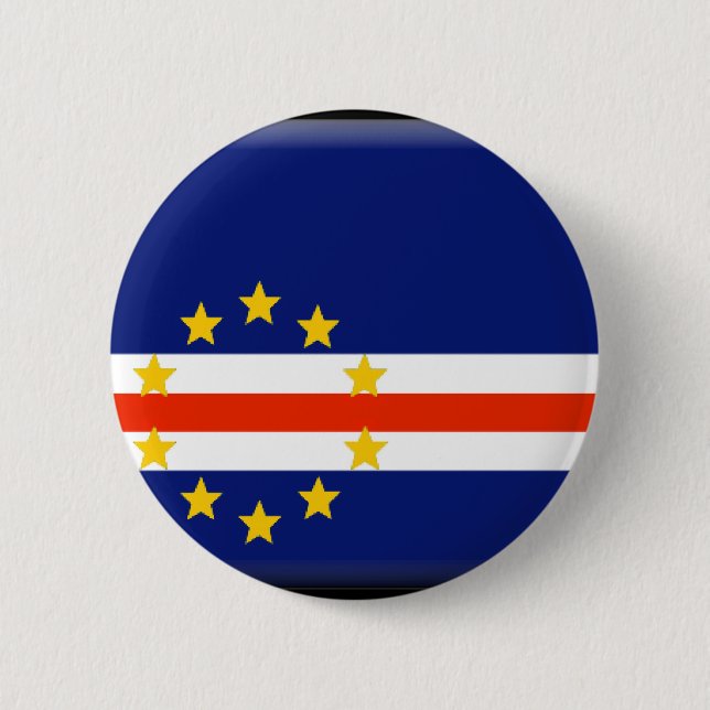 Cape Verde Flag Button (Front)