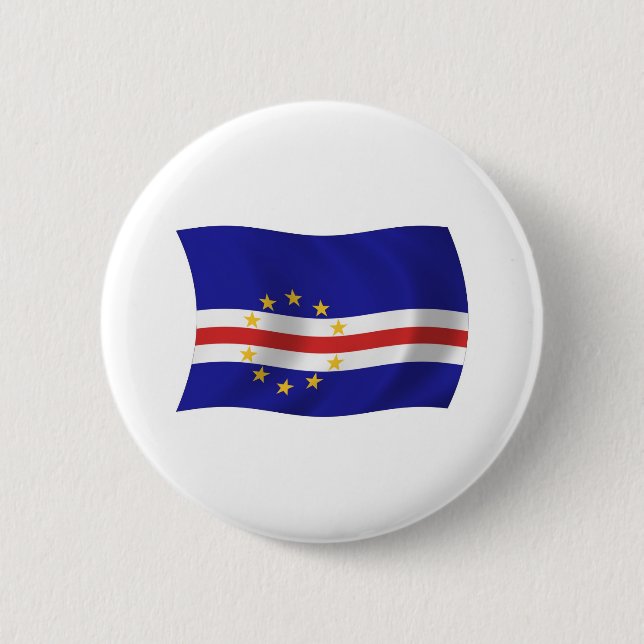 Cape Verde Flag Button (Front)