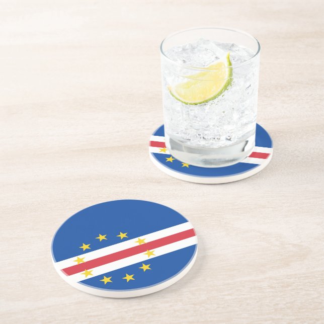 Cape Verde flag Coaster (Side)