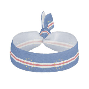 Cape Verde Flag Elastic Hair Tie