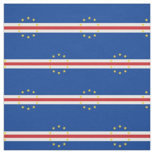 Cape Verde Flag Fabric