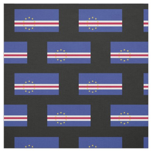 Cape Verde Flag Fabric