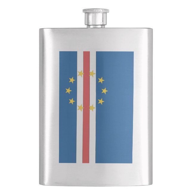 Cape Verde Flag Flask (Front)