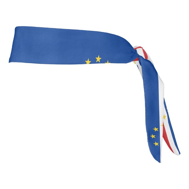 Cape Verde flag Headband (Rotate 90)