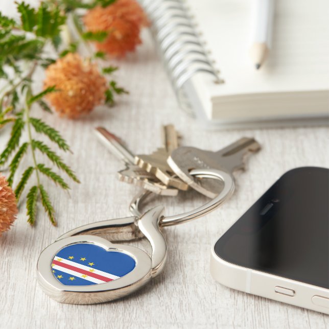 Cape Verde flag Keychain (Side)