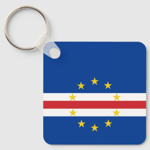 Cape Verde Flag Keychain