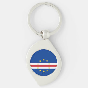 Cape Verde Flag Keychain