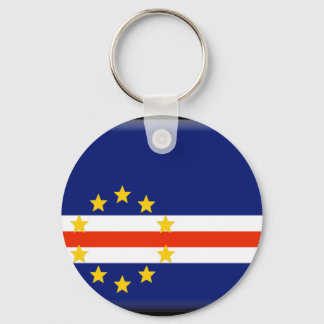 Cape Verde Flag Keychain