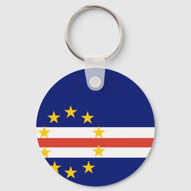 Cape Verde Flag Keychain (Front)