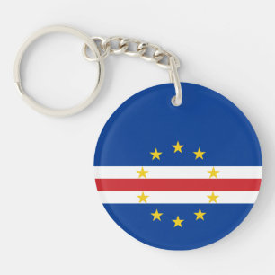 Cape Verde Flag Keychain