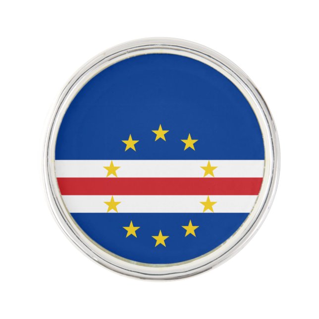 Cape Verde Flag Lapel Pin (Front)