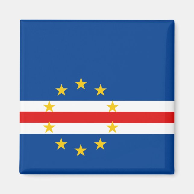 Cape Verde Flag Magnet (Front)
