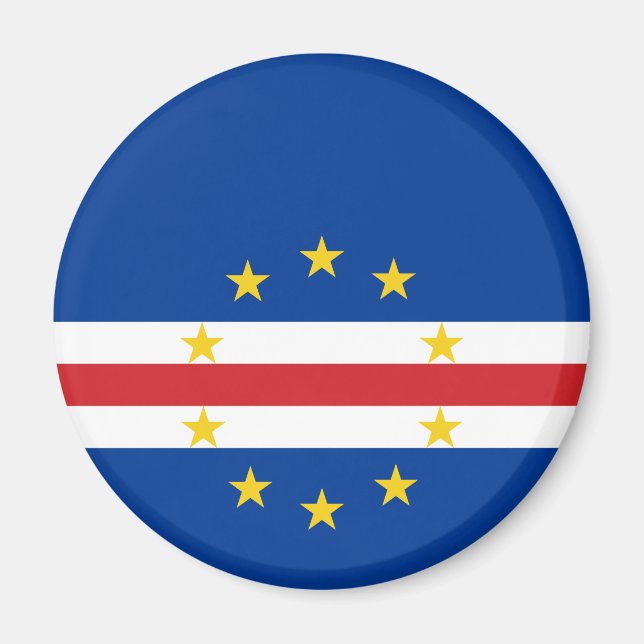 Cape Verde Flag Magnet (Front)
