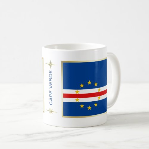 Cape Verde Flag  Map Mug