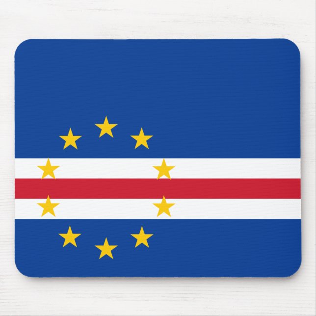 Cape Verde Flag Mouse Pad (Front)