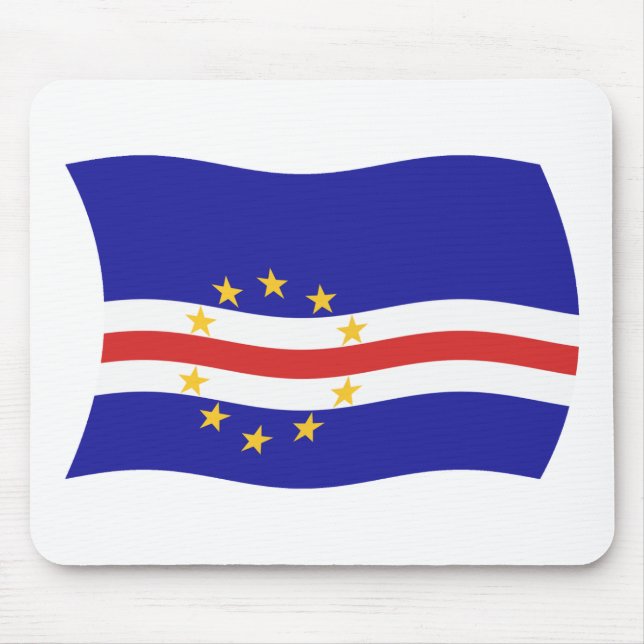 Cape Verde Flag Mousepad (Front)