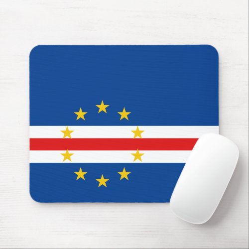 Cape Verde Flag Mousepad