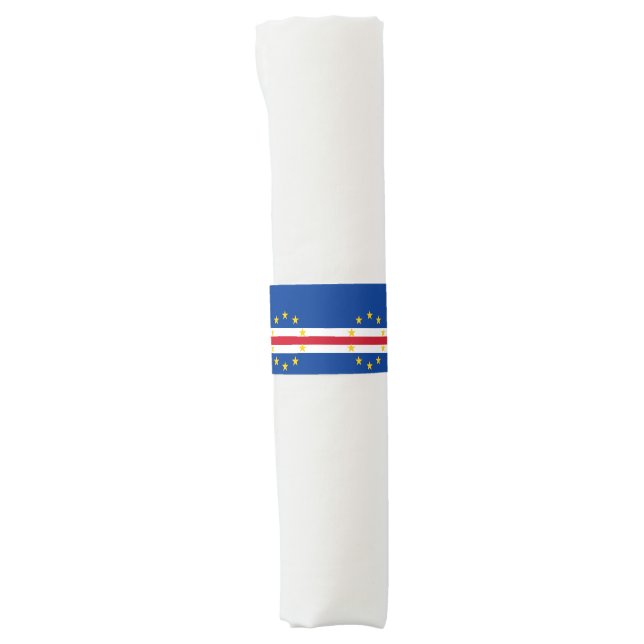 Cape Verde Flag Napkin Bands (Front)