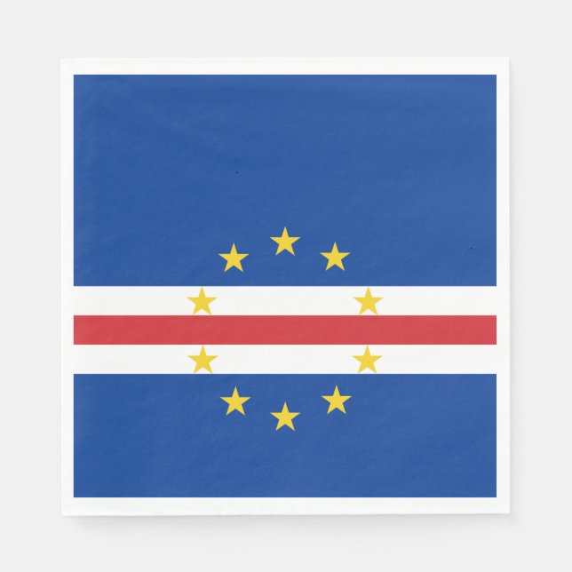 Cape Verde Flag Napkins (Front)