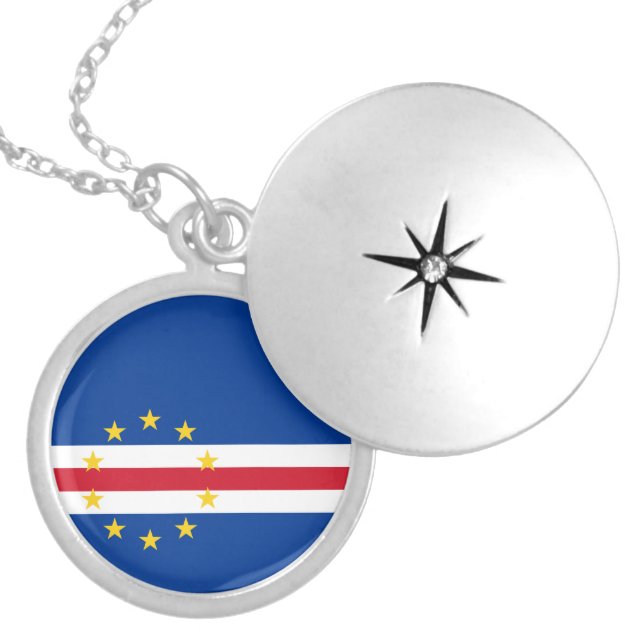 Cape Verde Flag Necklace (Front)