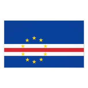 Cape Verde Flag Photo Print