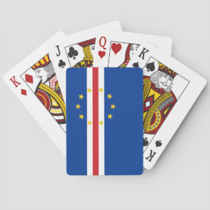 Cape Verde Flag Poker Cards