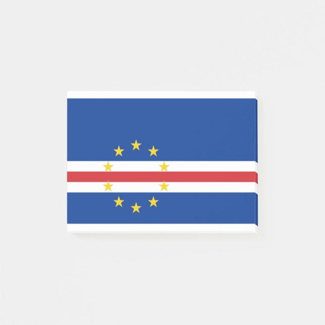 Cape Verde Flag Post-it Notes (Front)