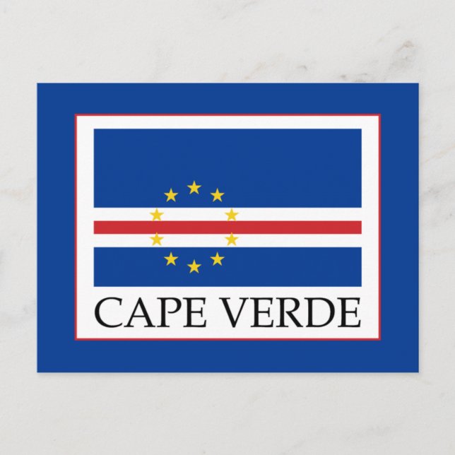 Cape Verde Flag Postcard (Front)