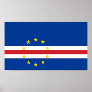 Cape Verde Flag Poster