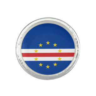 Cape Verde Flag Ring
