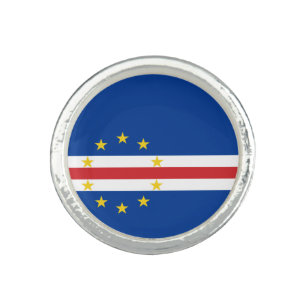 Cape Verde Flag Ring