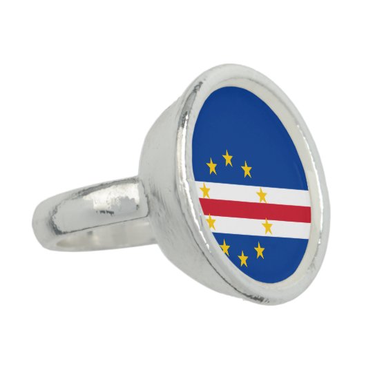 Cape Verde Flag Ring (Side)