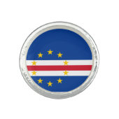 Cape Verde Flag Ring (Front)