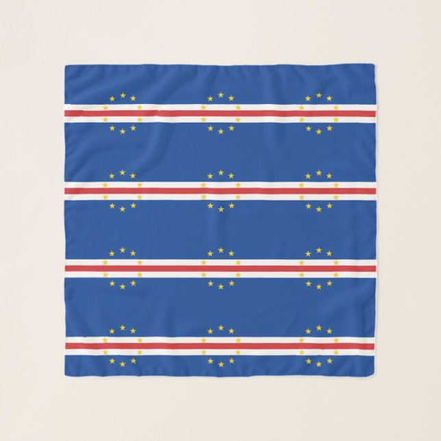 Cape Verde Flag Scarf (Front)