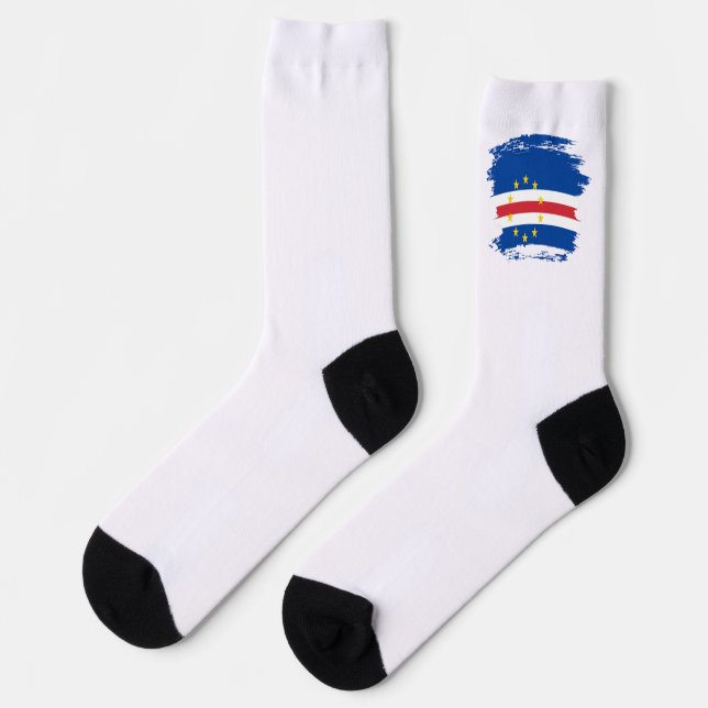 Cape Verde flag Socks (Left)
