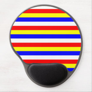 Cape Verde flag stripes country pattern symbol Gel Mouse Pad