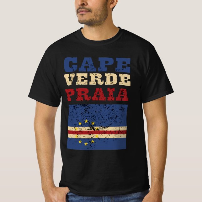 Cape Verde Flag T-Shirt (Front)