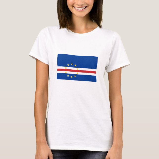 Cape Verde Flag T-Shirt (Front)