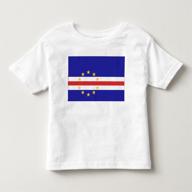 Cape Verde Flag Toddler T-shirt (Front)