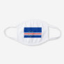 Cape Verde Flag White Cotton Face Mask
