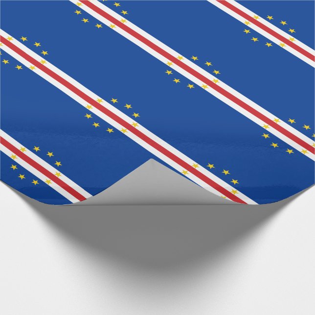 Cape Verde Flag Wrapping Paper (Corner)