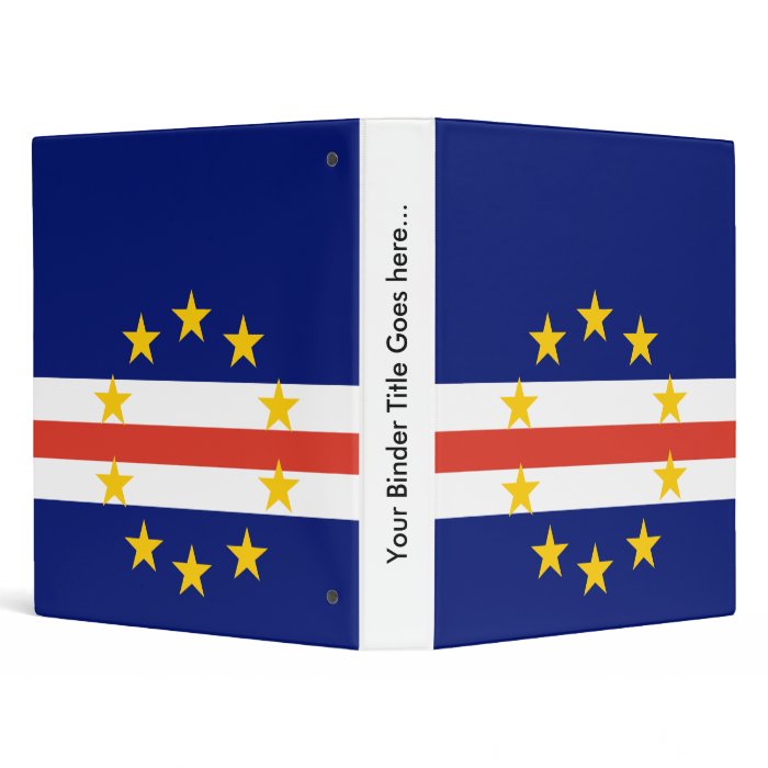 Cape Verde High quality Flag Binders