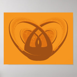 Cape Verde Hopeful & Welcoming Heart Poster