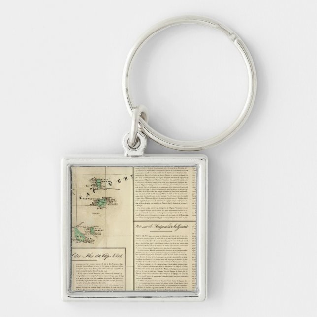 Cape Verde Islands Africa Keychain (Front)