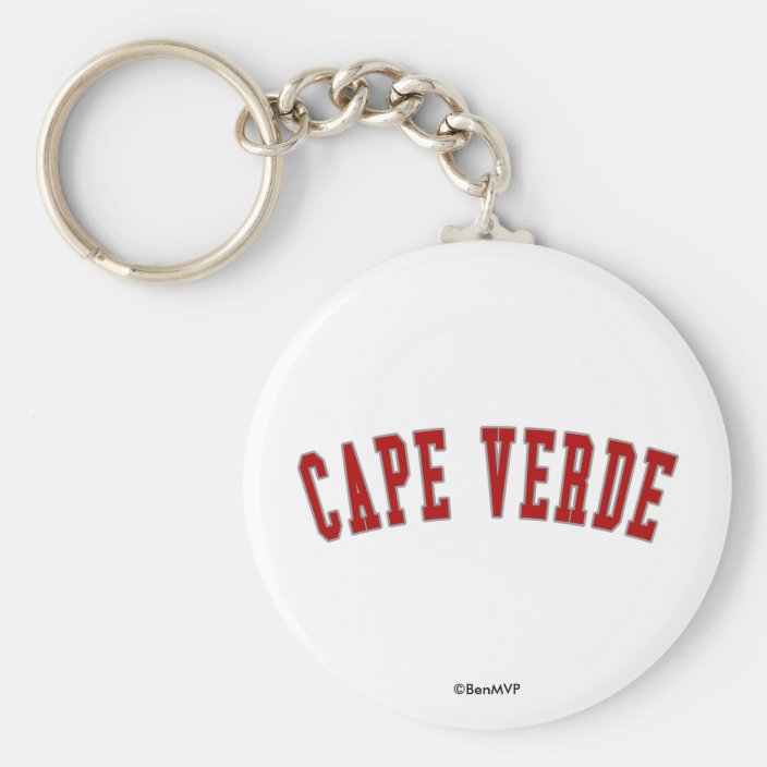 Cape Verde Key Chain