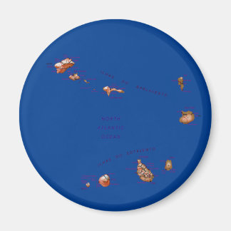 Cape Verde Map Magnet